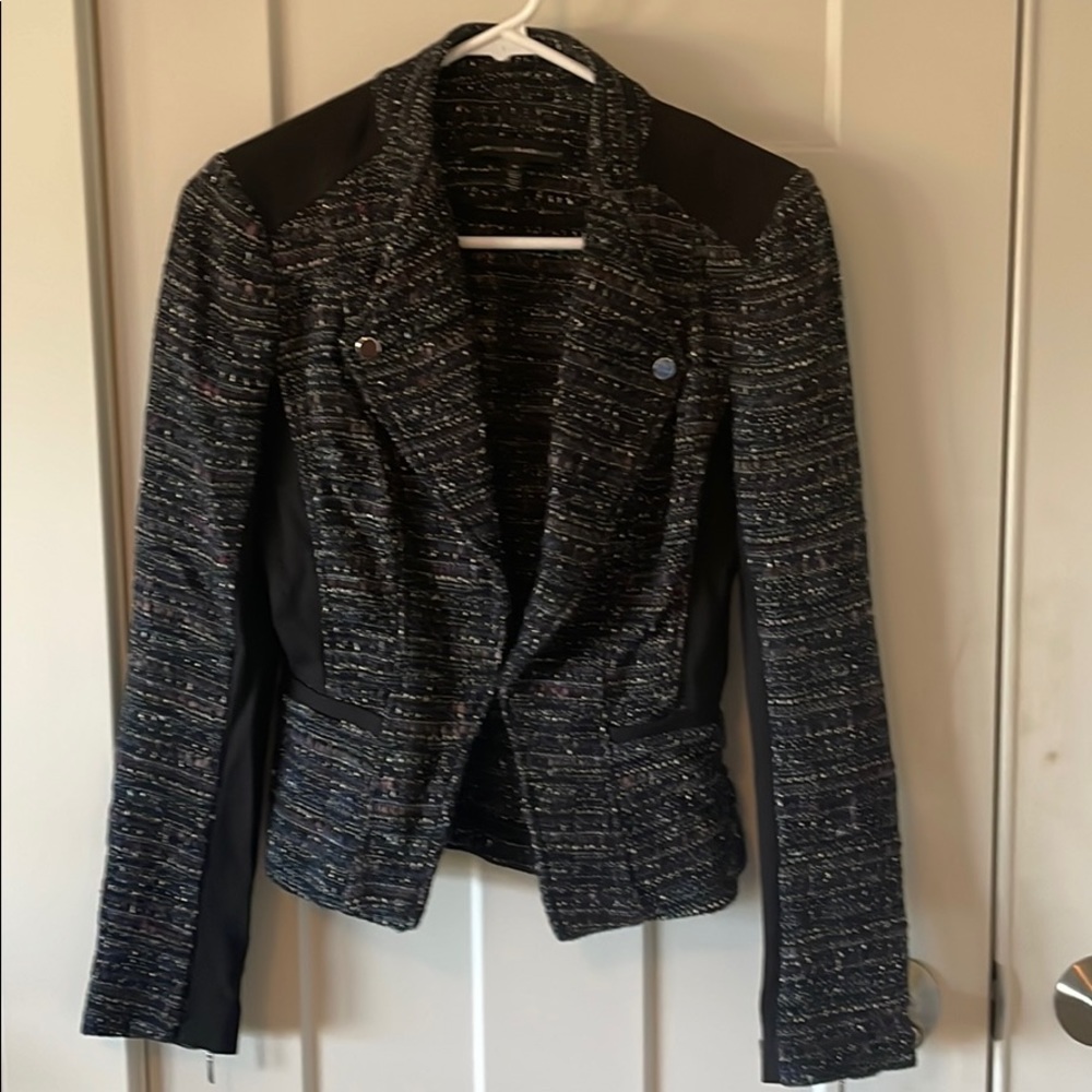 Tweed moto jacket